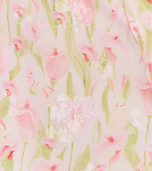 Flirty And Adorable Strapless Lace Bow Floral Skater Dress
