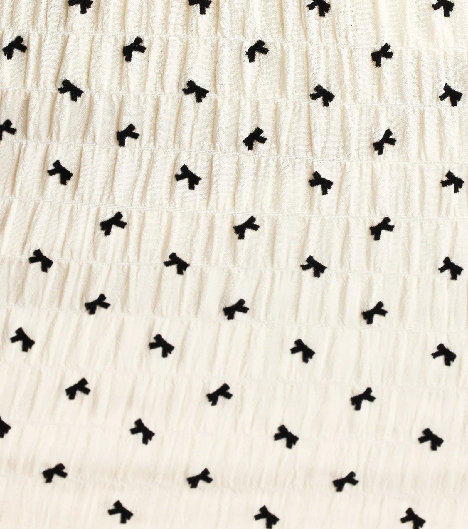 Dearest Charm Bow Print Skater Dress
